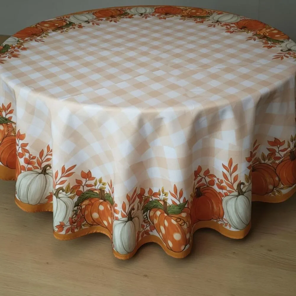 Romanstile orange plaid